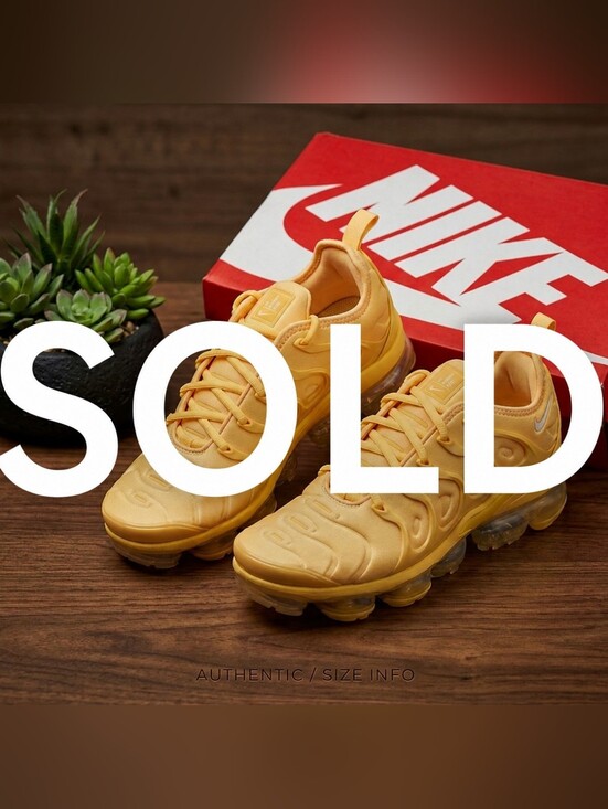 Nike Shoes - Nike Yellow Air VaporMax Plus Sneakers